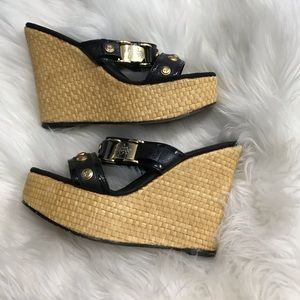 Nascar Wedge Heels. Size 7